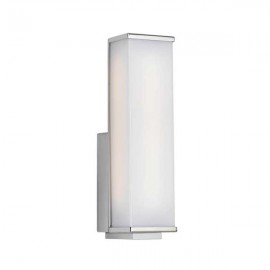 Telbix-Abela 12w Wall Light -12w Led  Chrome Opal 5000K  